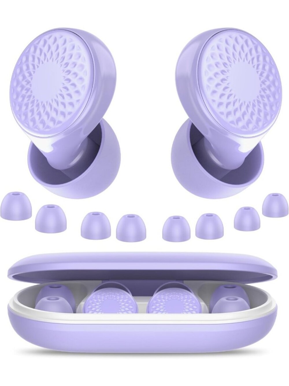 Noise Cancelling Ear Plugs for Sleeping & Concerts, Reusable with Case & Eartips